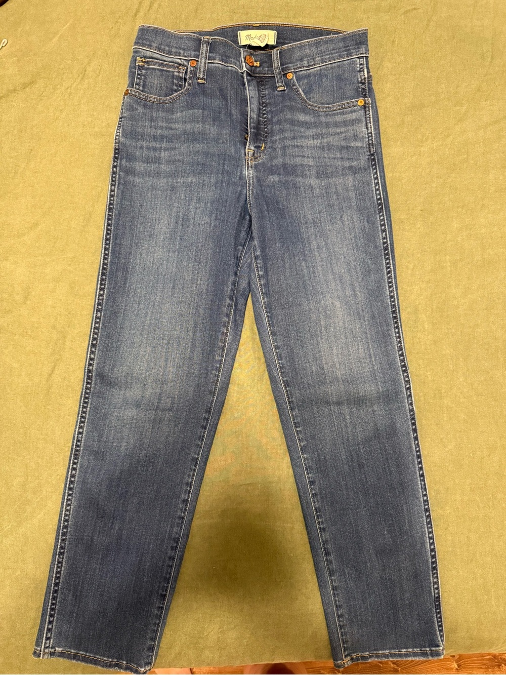 Madewell Women's Medium Stovepipe Straight Jeans (27)